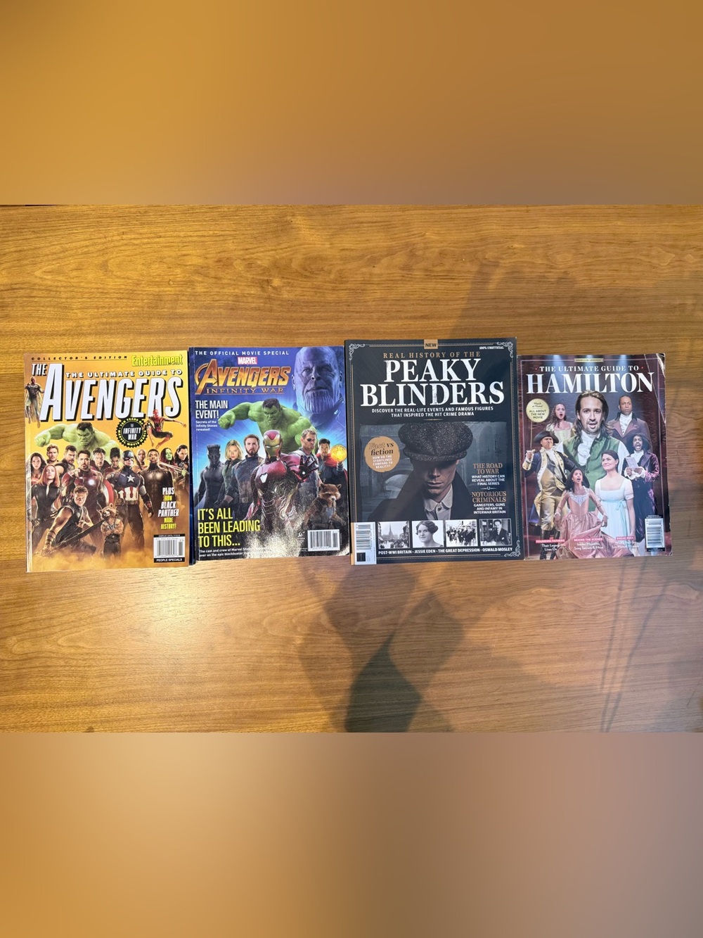 Collector Magazine Lot Marvel Avengers Peaky Blinders Hamilton